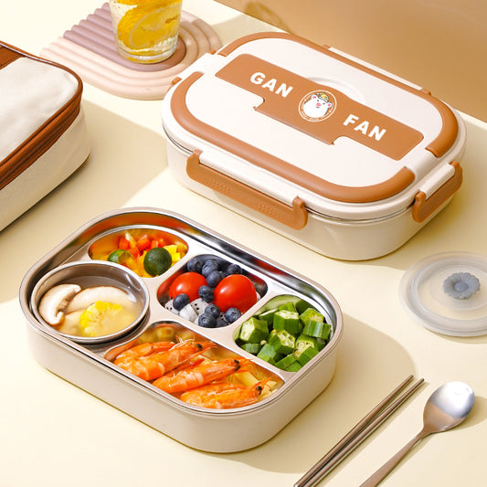 304 stainless steel portable heat preservation sealed lunch box lunch box eprolo