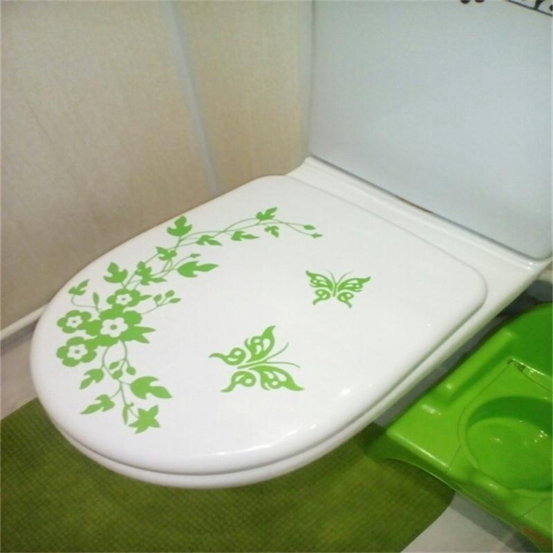 ZooYoo Decorative Butterfly Flower vine bathroom vinyl wall stickers home decoration 