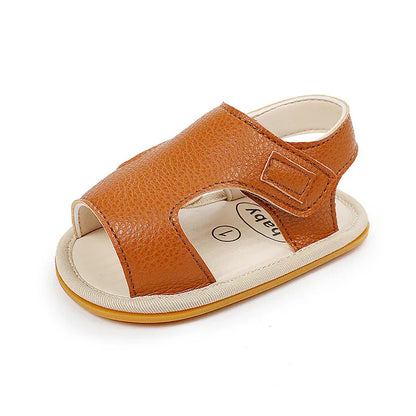 Baby Boy Summer Sandals Rubber Sole Breathable Toddler Shoes 0-3-6-9-12 Months Shoes - Shello's Creative Boutique