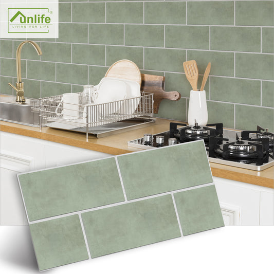 Funlife City Lights Thickened Tile Stickers Self-Adhesive PVC Kitchen And Bathroom Wall Waterproof Decorative Stickers