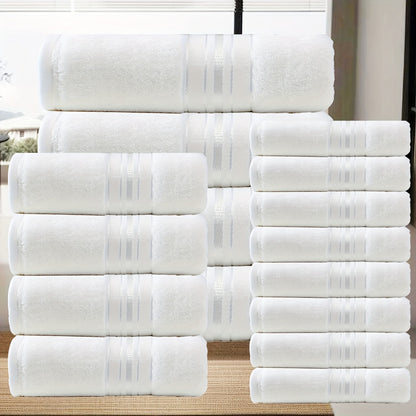 16 Piece Bath Towel Set - Complete Bundle