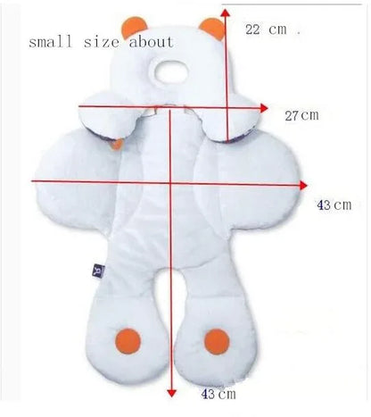 Baby Head & Body Support Cushion - Car Seat Stroller Insert 1-24M - Shello's Creative Boutique
