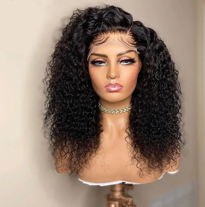Afro Kinky Curly Lace Front Wig - High Temperature Synthetic - Shello's Creative Boutique