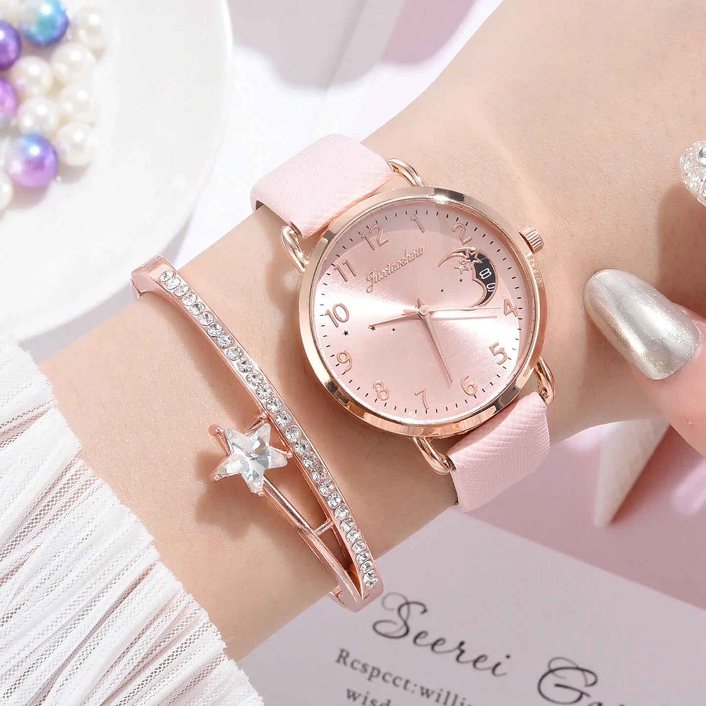 Women Watches Luxury Leather Band Watch Dress Clock Lady Wrist Watch - Shello's Creative Boutique