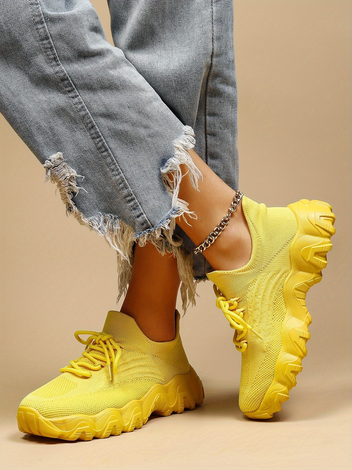Women'S Casual Sports Sneakers, Striped Low Top Slip-On Shoes with Round Toe, Non-Slip Rubber Sole, Fabric Upper & Inner, All-Season Spring Footwear Shello's Creative Boutique