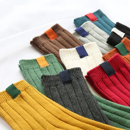 1Pair Warm Women Socks Striped 3D Socks Autumn Winter Style Socks - Shello's Creative Boutique
