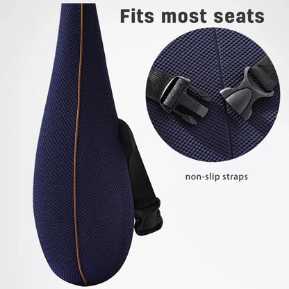 Summer Office Cushion Lumbar Back Support One Set Of Sedentary Gods Memory Foam Seat Cushion Chair Pad - Shello's Creative Boutique
