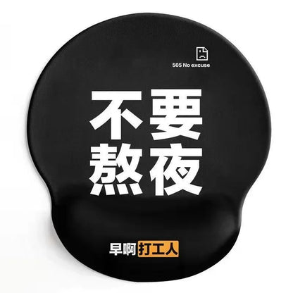 Bear mouse pad wrist mouse pad girls soft pad cute wrist pad 3d silicone wrist pad hand rest - Shello's Creative Boutique