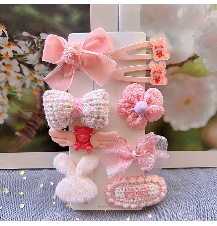 Children's Plush Hair Clip Autumn and Winter New Hair Accessories Little Girls' Hair Clip Cute Headwear eprolo