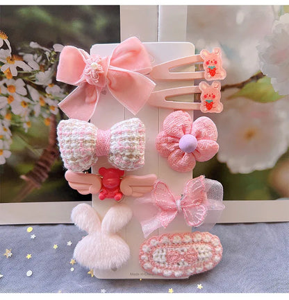 Children's Plush Hair Clip Autumn and Winter New Hair Accessories Little Girls' Hair Clip Cute Headwear - Shello's Creative Boutique