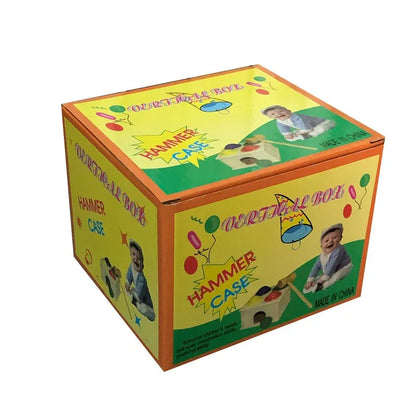 Wooden Hammer & Ball Knocking Table - Educational Toy Ages 1-3 - Shello's Creative Boutique