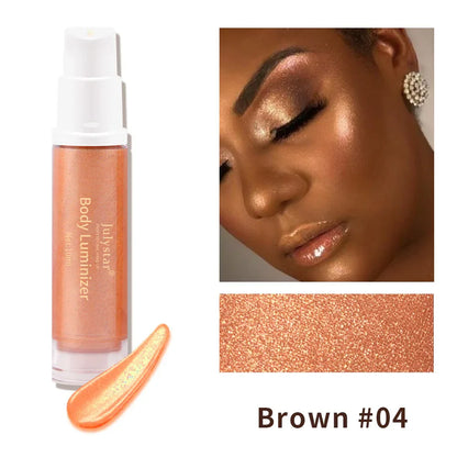 New Full-Body Beach Sexy Highlighter Lotion Brightening Skin And Brightening Highlighter Liquid Milk Body Highlighter - Shello's Creative Boutique