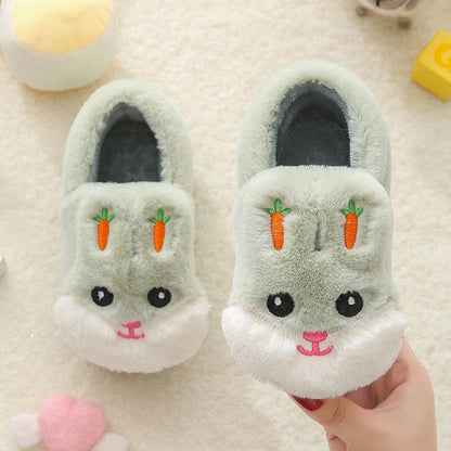 Kids Cotton Slides – Cozy & Cute Rabbit Slippers for Boys & Girls - Shello's Creative Boutique