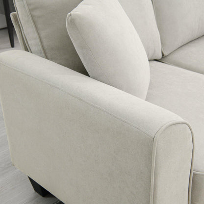 Modern U-Shape Sectional Sofa – 7-Seat Fabric Sofa Set with Pillows for Living Room, Apartment & Office - Shello's Creative Boutique