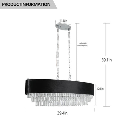 Modern Crystal Chandelier – Luxury Illumination for Your Home - Shello's Creative Boutique