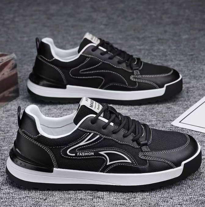 Men Breathable Mesh Shoes for Spring - Trendy Casual Sports Footwear for Board Activities - Shello's Creative Boutique