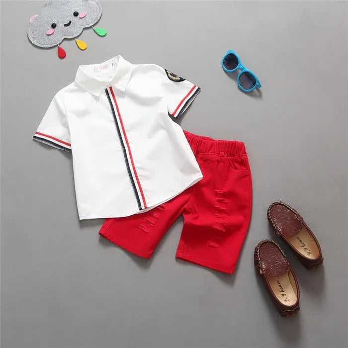 Children Clothing Sets Baby Boys Girls T Shirts+Shorts Pants Sports Suit Kids Clothes - Shello's Creative Boutique