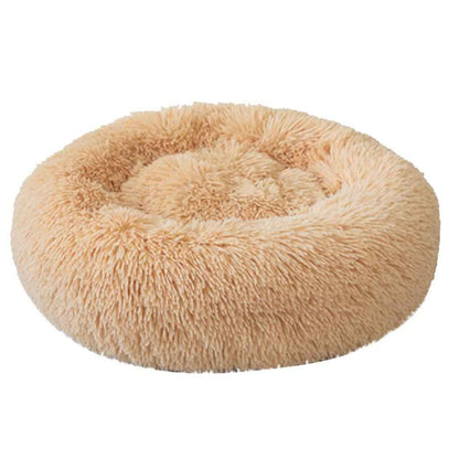 Donut Dog Bed - Soft Washable Pet Cushion for Dogs & Cats