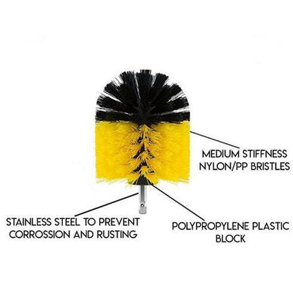 Power Scrubber Brush Set for Bathroom Car | Drill Scrubber Brush - Shello's Creative Boutique