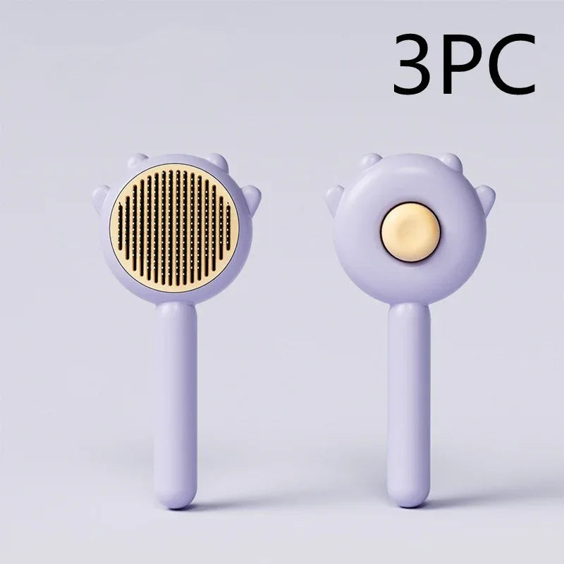 Magic Cat Massage Comb - Hair Removal Grooming Brush with Scratcher - Shello's Creative Boutique