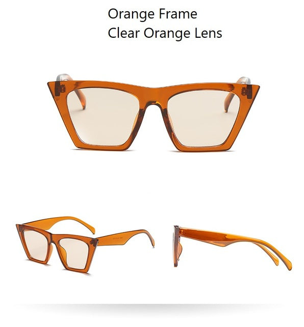 Australia Style Vintage Cat Eye Sunglasses Women 2018 Luxury Brand 90s Fashion Cateye Sun Glasses Female Lady Shades