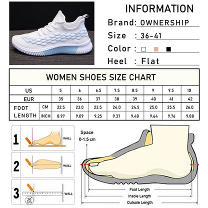 Women Sneakers Woman Running Shoes Female Vulcanized Women's Casual Flats Women Walking Shoes Ladies Summer Plus Size eprolo