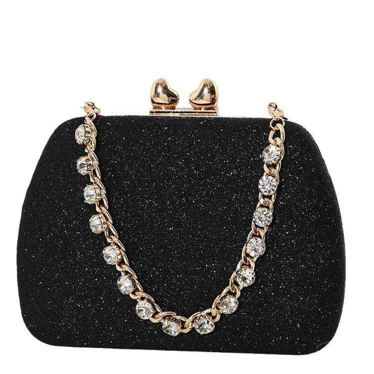 Little Love Water Diamond Handheld Bag - Celebrity Banquet Small Square Crossbody Bag