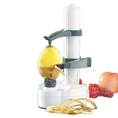 Multifunctional Automatic Peeler Electric Spiral Apple Peeler Slicer Fruit Potato Automatic Battery Powered Peeler Kitchen Tools - Shello's Creative Boutique