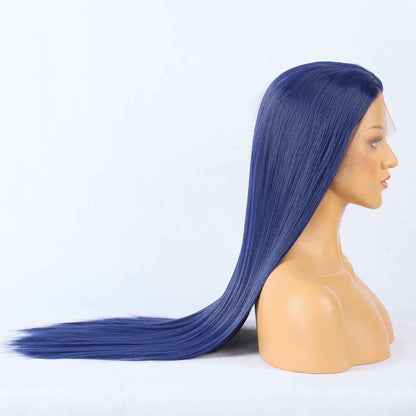 Straight Lace Front Wig Bone Straight Human Hair Wig Transparent Lace Frontal Wig Glueless