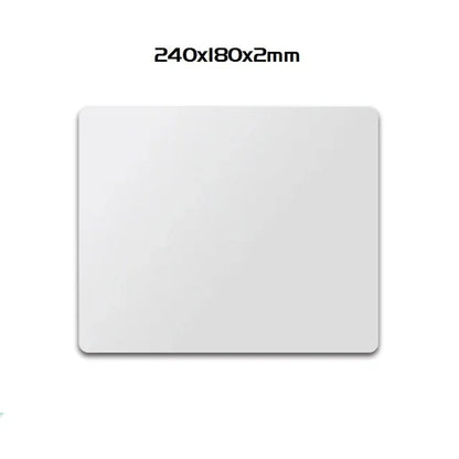 Aluminum Alloy Smooth Mouse Pad 240x180/300mm Hard Metal Slim Desk Mat Rubber Anti-slip Bottom Speed Control Mousepad For Gaming - Shello's Creative Boutique