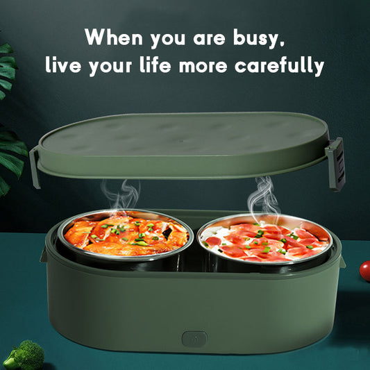 Power Bank USB Self Heat Lunch Box Electric Food Warmer Heated Lunch Box Electric USB For Office Outdoor eprolo