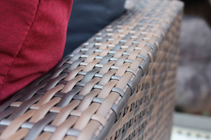 Luxury 5-Piece Outdoor Patio Furniture Set - Premium Wicker Sectional Sofa