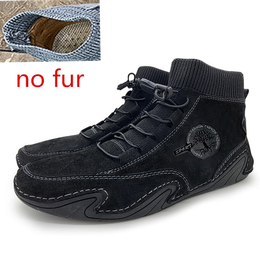 Men's Sneakers cow suede Leather Men Loafers Shoes Fashion Slip on Men Driving Shoes Soft Sapato Masculino Mocassin Homme eprolo