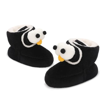 Baby cotton winter high tube 0-1 year old children's cartoon cute walking shoes - Shello's Creative Boutique