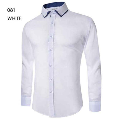 Men's Casual Shirt Slim Fit Casual Button Down Shirt Long Sleeve Formal Dress Shirts