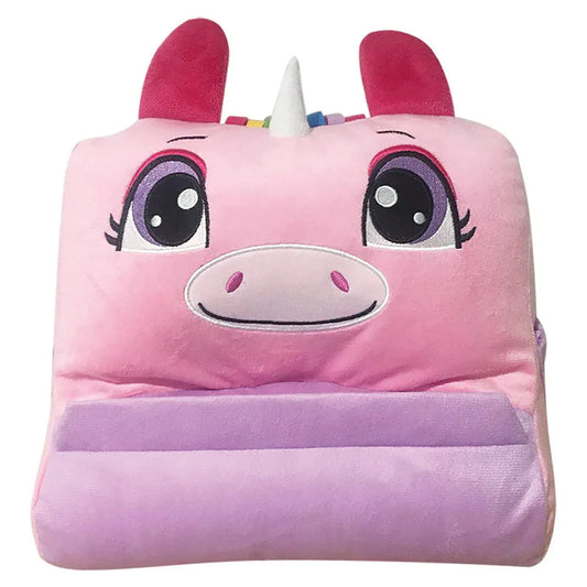 Unicorn Cartoon Pillow iPad Tablet Computer Phone Stand Animal Pillow Children's Plush Lazy Reading Pillow - Shello's Creative Boutique