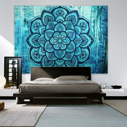 Bohemian Mandala Tapestry Sandy Beach Indian Picnic Rug Throw Travel Mattress Blanket Camping Tent Wall Decor Hanging Tapestries - Shello's Creative Boutique