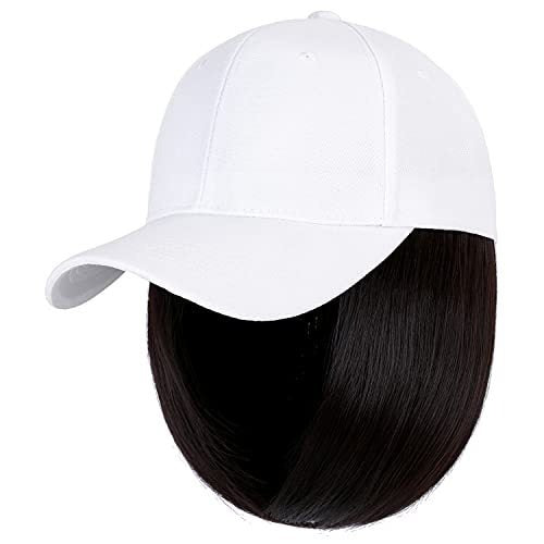 Wig Women's Hooded Wig European and American Personalized Short Straight Hair Chemical Fiber Wig Multi Color Wigs Headcover eprolo