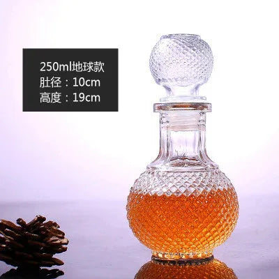 250ml 500ml 1000ml Glass Crystal Red Wine Decanter Wine Bottle Decanter - Shello's Creative Boutique