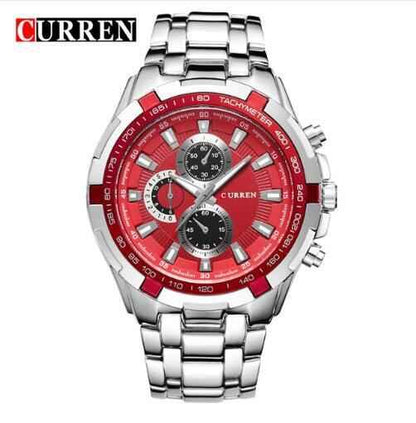 CURREN Men's Waterproof Sports Watch - Durable Quartz Wristwatch for Active Lifestyle - Shello's Creative Boutique