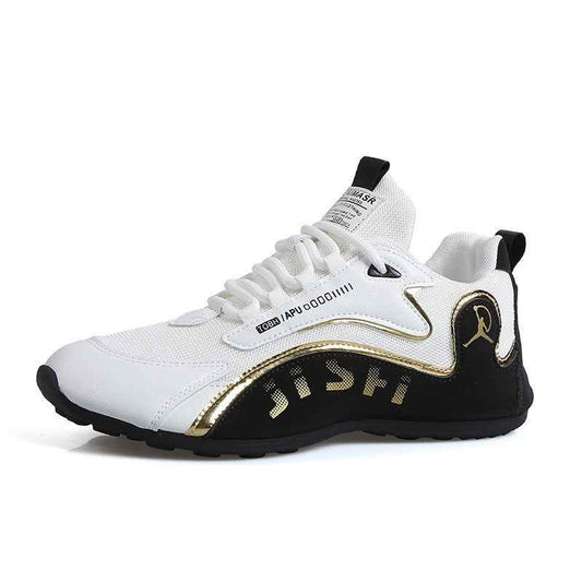 Men's running sports shoes, leather surface travel shoes, trendy and fashionable shoes, comfortable and casual