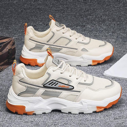 Breathable mesh running dad shoes Korean version trendy casual sports student travel shoes - Shello's Creative Boutique