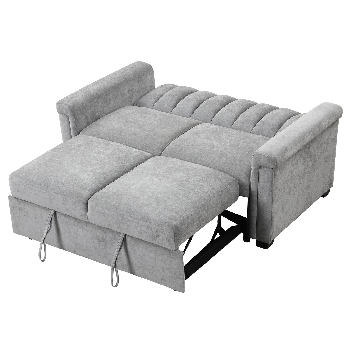 U_STYLE Convertible Soft Cushion Sofa Pull Bed ,for Two People to Sit On eprolo