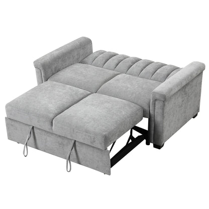 U_STYLE Convertible Soft Cushion Sofa Pull Bed – Stylish & Functional Comfort for Any Space - Shello's Creative Boutique