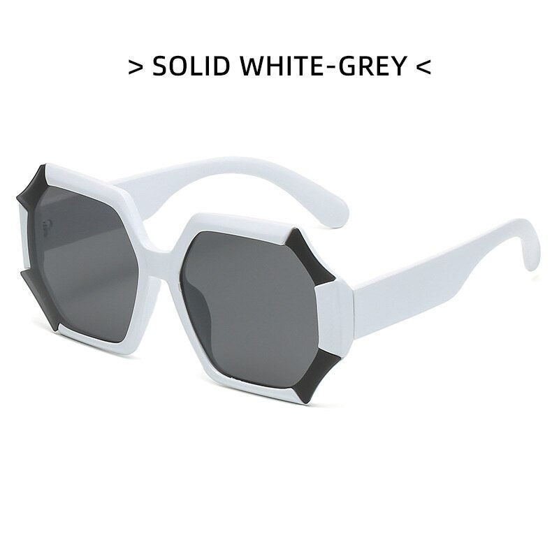 Vintage Oversize Round Sunglasses Women Luxury Brand Design Retro Sun Glasses Female Big Frame Shades Black Lady UV400