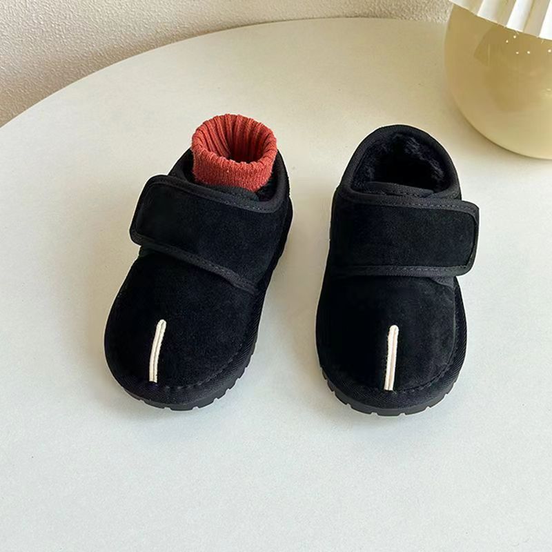 Baby Cotton Shoes Autumn/Winter New Children's Velvet Shoes Men's and Women's Shoes Fake Split Toe Snow Boots eprolo