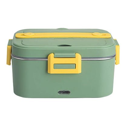 New portable household car 110 / 220V 12V/24V rechargeable automatic heated electric lunch box bento food heater container box - Shello's Creative Boutique