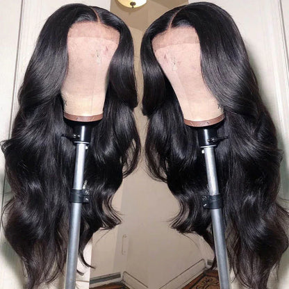 Body Wave Lace Front Wig - Pre-Plucked Human Hair for Women - Shello's Creative Boutique