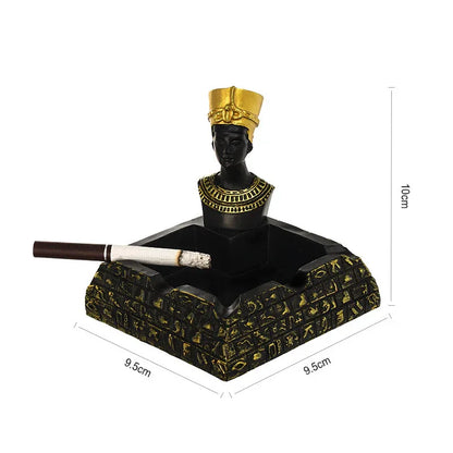 Ashtray Ornament – Egyptian Majesty for Your Home & Office - Shello's Creative Boutique