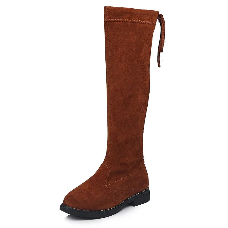 Princess Over Knee Boots – Autumn & Winter Fashion for Girls (Sizes 26–37) - Shello's Creative Boutique
